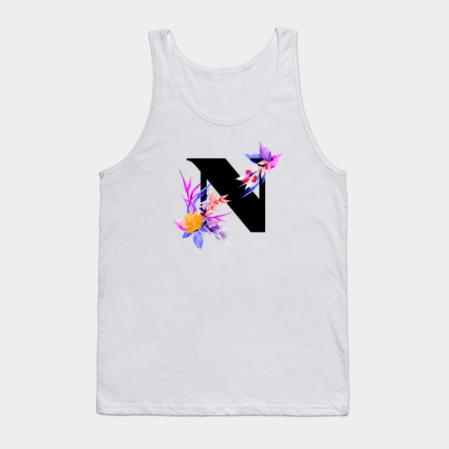 Capital letter N Tank Top by amarsingha10